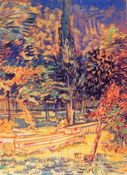 Stone Steps in the Garden of the Asylum Vincent van Gogh Oil Paintings